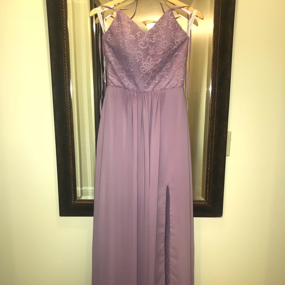 NEVER WORN lavender bridesmaid dress